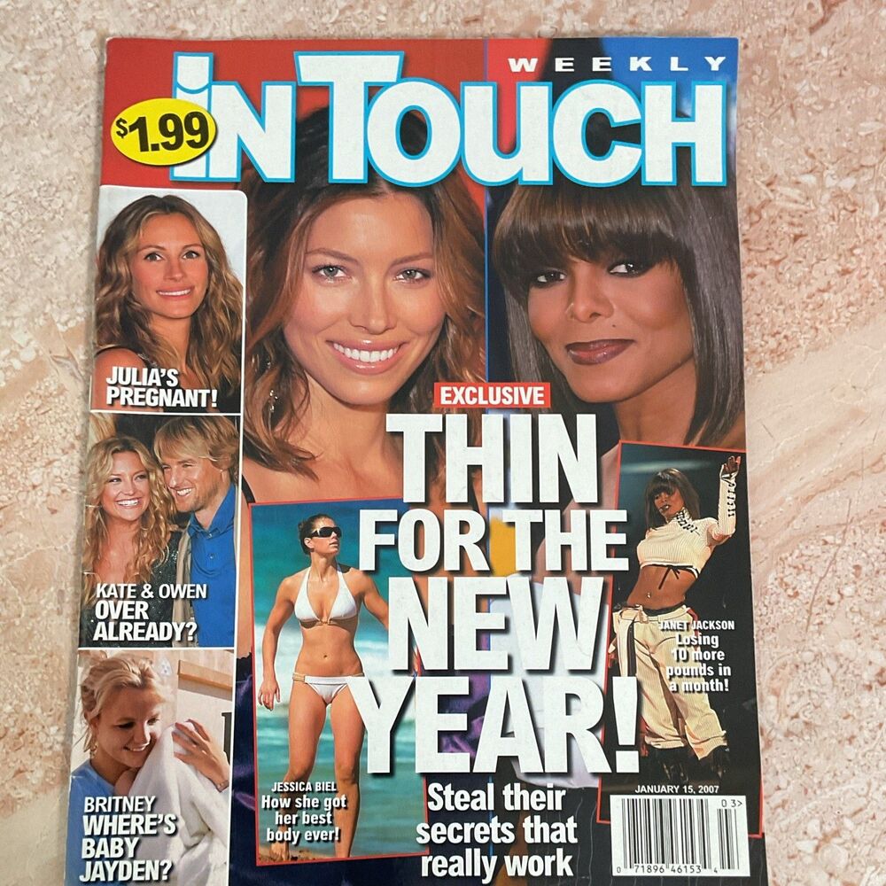 In Touch Magazine January 15th 2007 Thin For The New Year